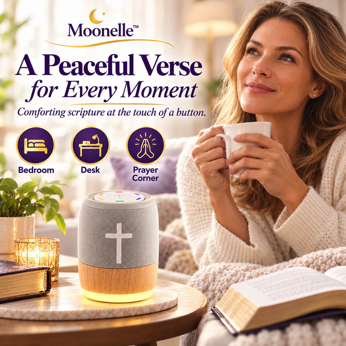 Moonelle™ FaithSound Bible Speaker